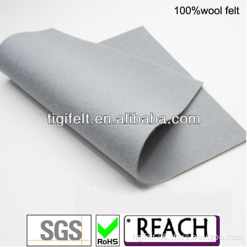 Various color wool felt of Light Grey